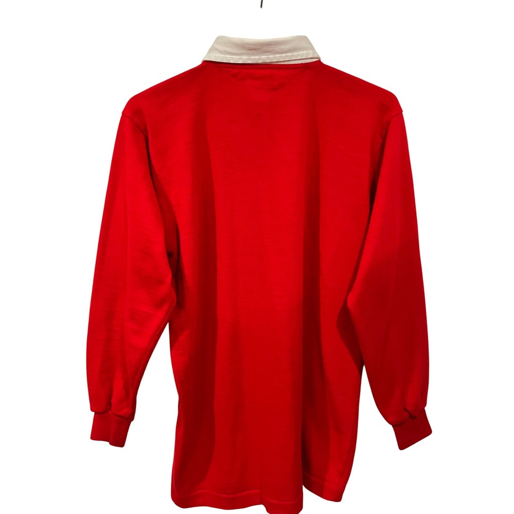 Halbro Rugby Shirt Wales Welsh Long Sleeve Embroidered Crest Red Size XL? - Picture 7 of 11